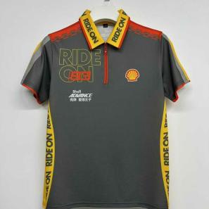 Custom All Over Heat Sublimation Print Reflective Polo Shirt Moisture Wicking Eye Catching Short Sleeve summer shirt