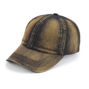 OEM Custom Logo Faded Denim Dad Hat Men and Women Sports Caps Washed Distressed Sports Baseball Caps