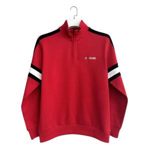 Sportswear Men 1/4 Quarter Zip Pullover Shirt Embroidery Made Mens Sweatshirt and Mock Neck Gym Hoodie
