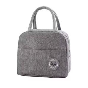 Simple Style Custom Meal Food Vertical Portable Lunch Cooler Bag Insulation Lunch Box Bag Large Capacity Lunch Bags