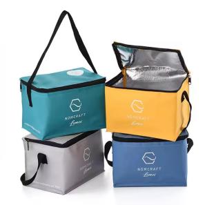 Custom Logo Promotional Portable Blank Lunch Cooler Bags for Food