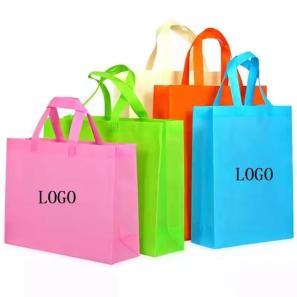 Cheap Promotional Printed Non Woven Shopping Bag Tote Bag Grocery Reusable Bag Customized logo