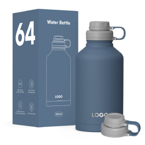 Big Capacity 40oz 50oz 64oz BPA Free Gym Sport Custom Vacuum Stainless Steel Vacuum Insulated Sport Water Bottle