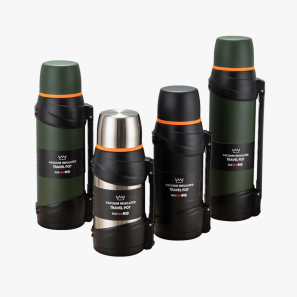 2000ml 2500ml Water Bottle Large Coffee Bottle for Travel Stainless Steel Vacuum Insulated Hot Water Bottle for Hiking Camping