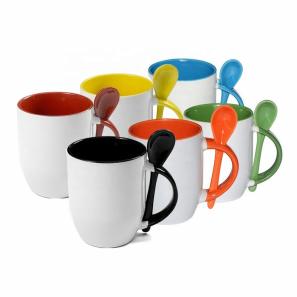Cheap Wholesale Custom White Blank Sublimation Ceramic Porcelain Mug for DIY Printing Cup Suppliers