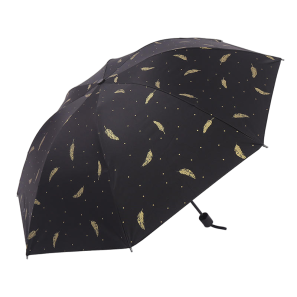 Fully Automatic Three Folding Umbrella UV Protection Sunshade Windproof Umbrella Custom Logo