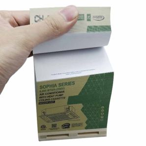 Personalized Wooden Pallet Cube Memo Pad Self-Adhesive Sticky Note Cube