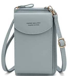 Large Capacity Shoulder Bag Women Touch Screen Rfid Phone Wallet Purse for Women Crossbody Flap Mini Phone Bag