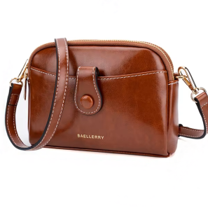Ladies Mini Sling Bag Women's Handbags Shoulder Crossbody Bags Double Zipper Messenger Bag Female
